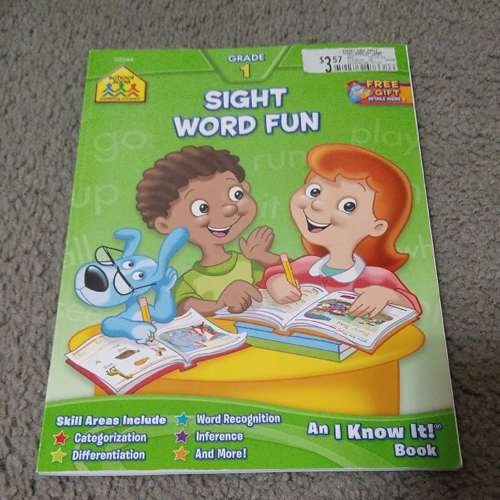 $1 When Bundled ~ Sight Word Fun Workbook Grade 1